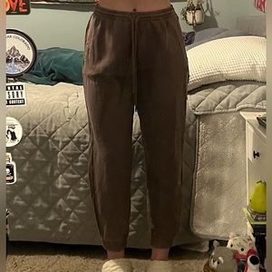 brown aerie sweats
